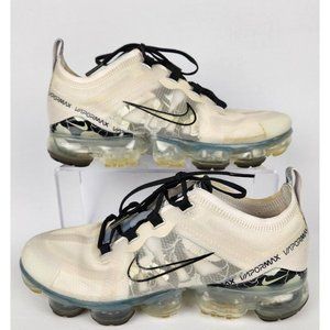 Nike Air VaporMax Floral Vast Grey Womens Sz 8 Running Workout Shoe